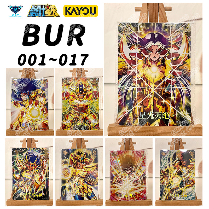 Set - Saint Seiya SA/LR🌟/LSR🌟/BTR/SGR/BUR/BP/UR/PR/AR/SSR/SR/R/MR/UTR/BMR/SR🌟/R🌟/MR/ HE/Card Full Set