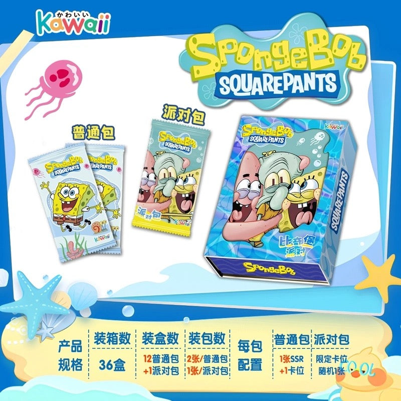 pirates of bikini bottom rare card Booster-Kawaii Spongebob Squarepants Box Collection Card – GRAND ANIME CARD