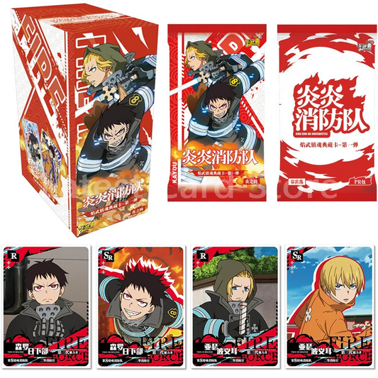 Jogo Cartão Coleção de Personagens de Anime, Kaiou, Fire Force GP, Shinra  Kusakabe, Brinquedos Raros, Natal