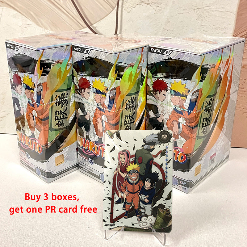 Display-Kayou Naruto Card English Version Original Box Serial
