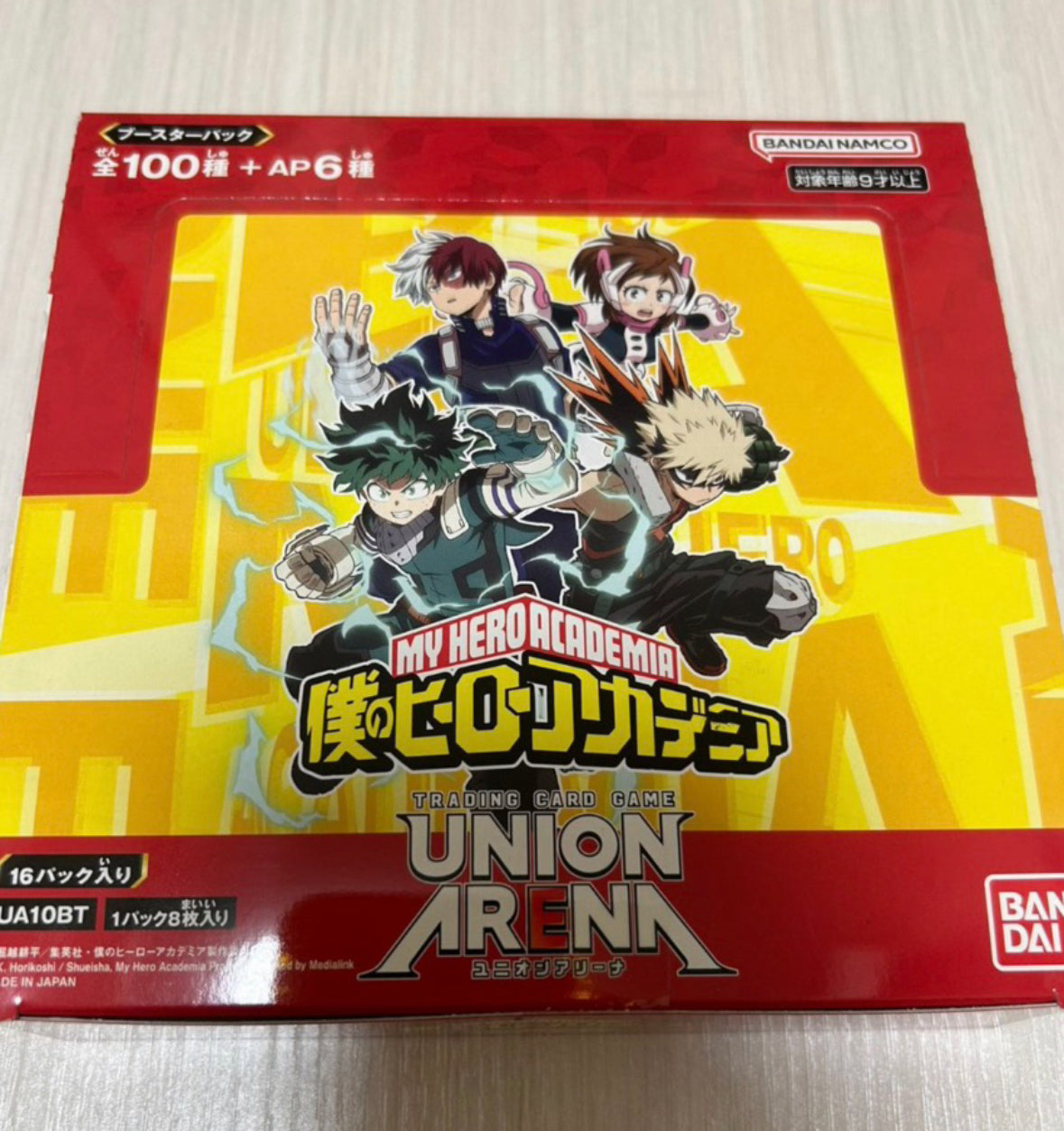 my hero booster box Booster-Bandai My Hero Academia Box Union Arena Collection Card