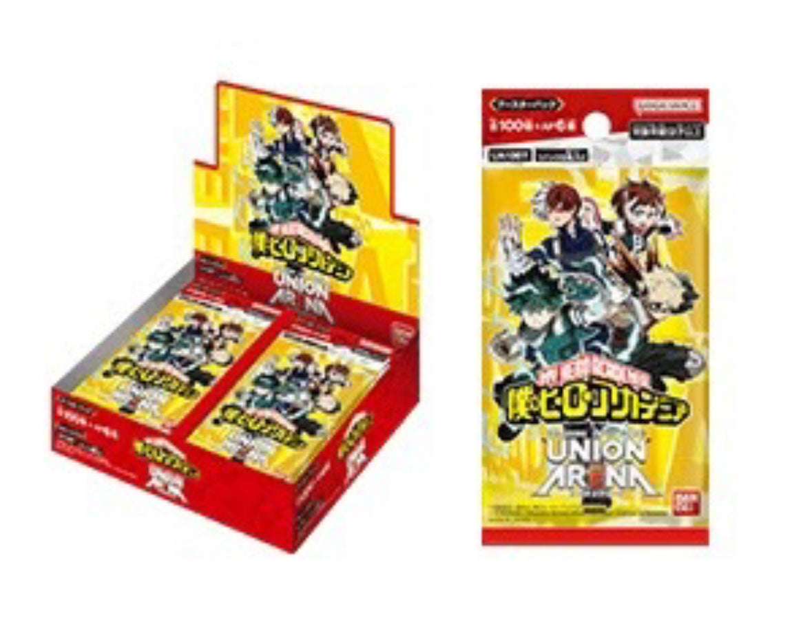 Booster-Bandai My Hero Academia Box Union Arena Collection Card GRAND ANIME CARD Booster-Bandai My Hero Academia Box Union Arena Collection Card GRAND ANIME CARD