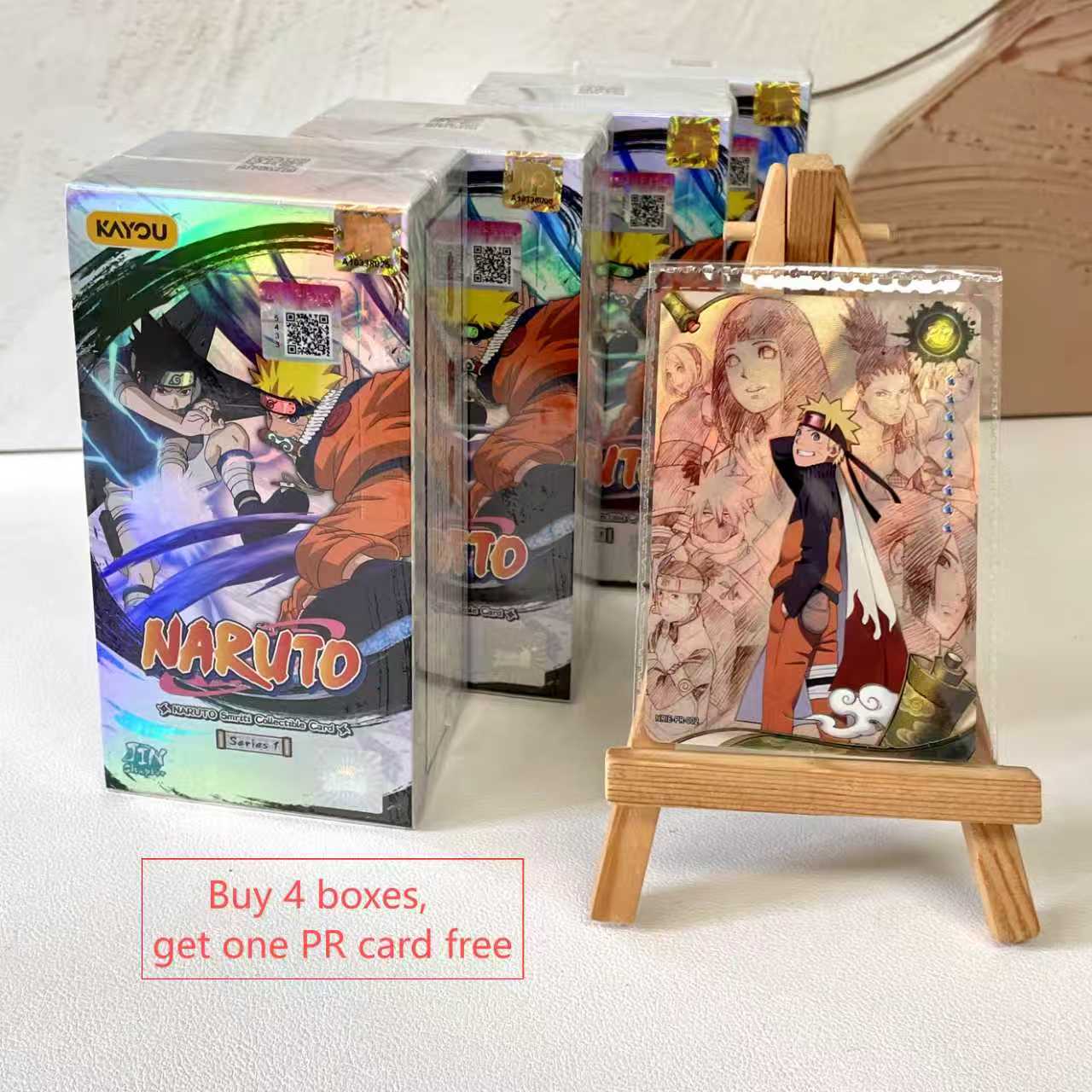Display-Kayou Naruto Card English Version Original Box Serial