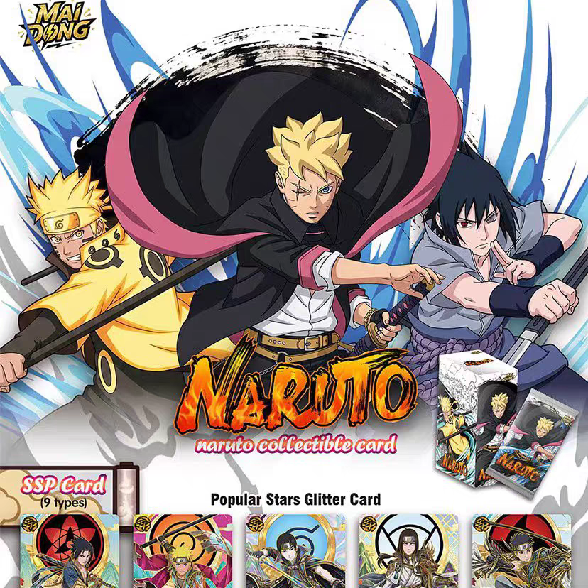 Booster-MAIDONG Naruto Box Collection Card