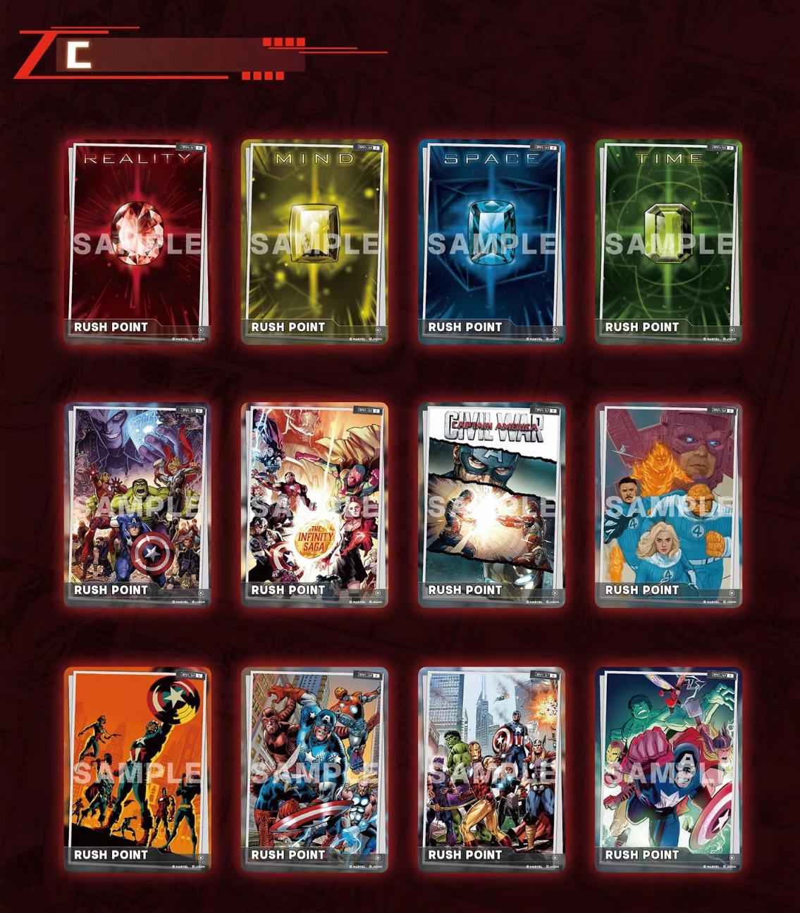 Booster-CardFun Avengers Cards Marvel Spider-Man Iron Man Box