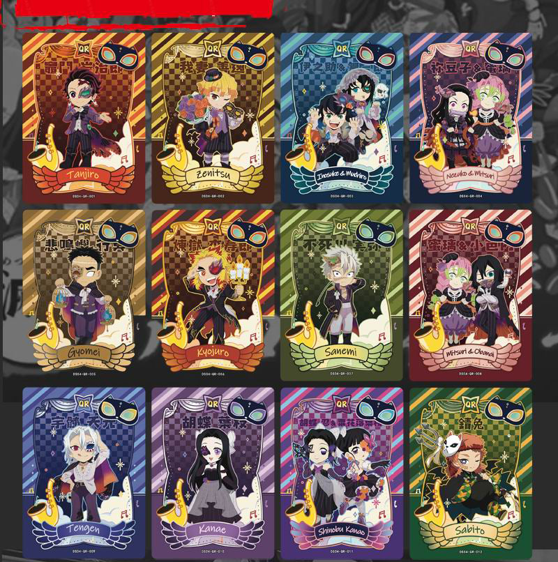 Demonnslayer Anime-kaarten, 252 stuks, anime-verzamelkaarten, speelkaarten, tradingkaarten, dubbelzijdig, verjaardagscadeau voor anime-liefhebbers Demonnslayer Anime-kaarten, 252 stuks, anime-verzamelkaarten, speelkaarten, tradingkaarten, dubbelzijdig, verjaardagscadeau voor anime-liefhebbers
