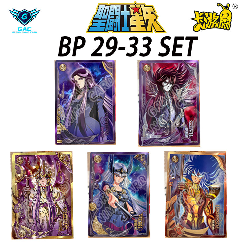 Set - Saint Seiya SA/LR🌟/LSR🌟/BTR/SGR/BUR/BP/UR/PR/AR/SSR/SR/R/MR/UTR/BMR/SR🌟/R🌟/MR/ HE/Card  Full Set