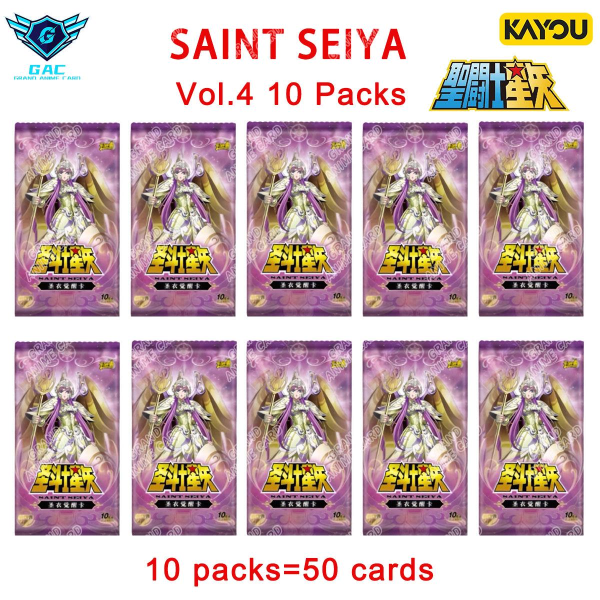 Kayou Saint Seiya Display Booster Box W1T4 W2T4 W3T4