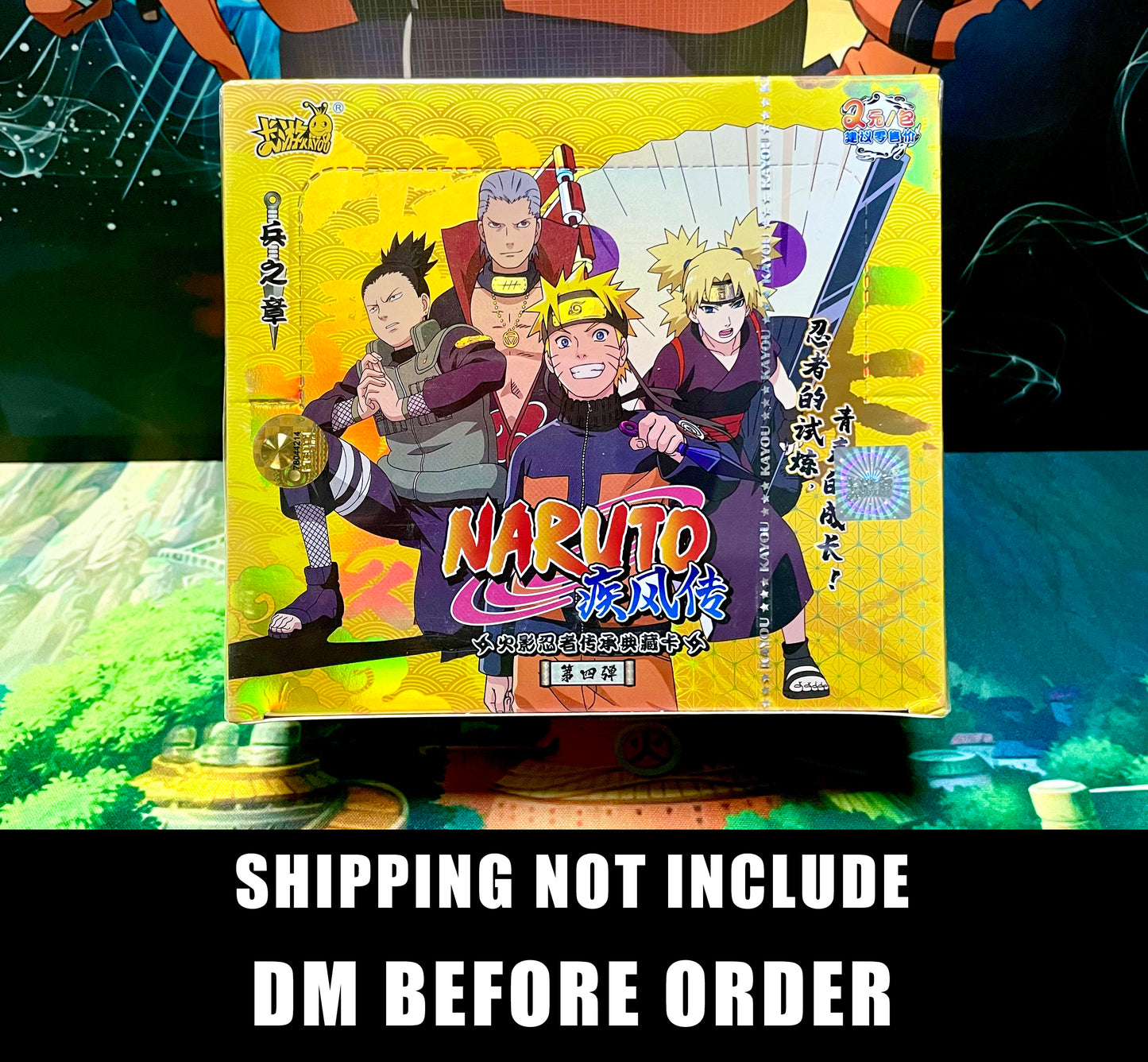 Naruto Original Seal Master Case - Shipping Not Include - Contact Me Direct