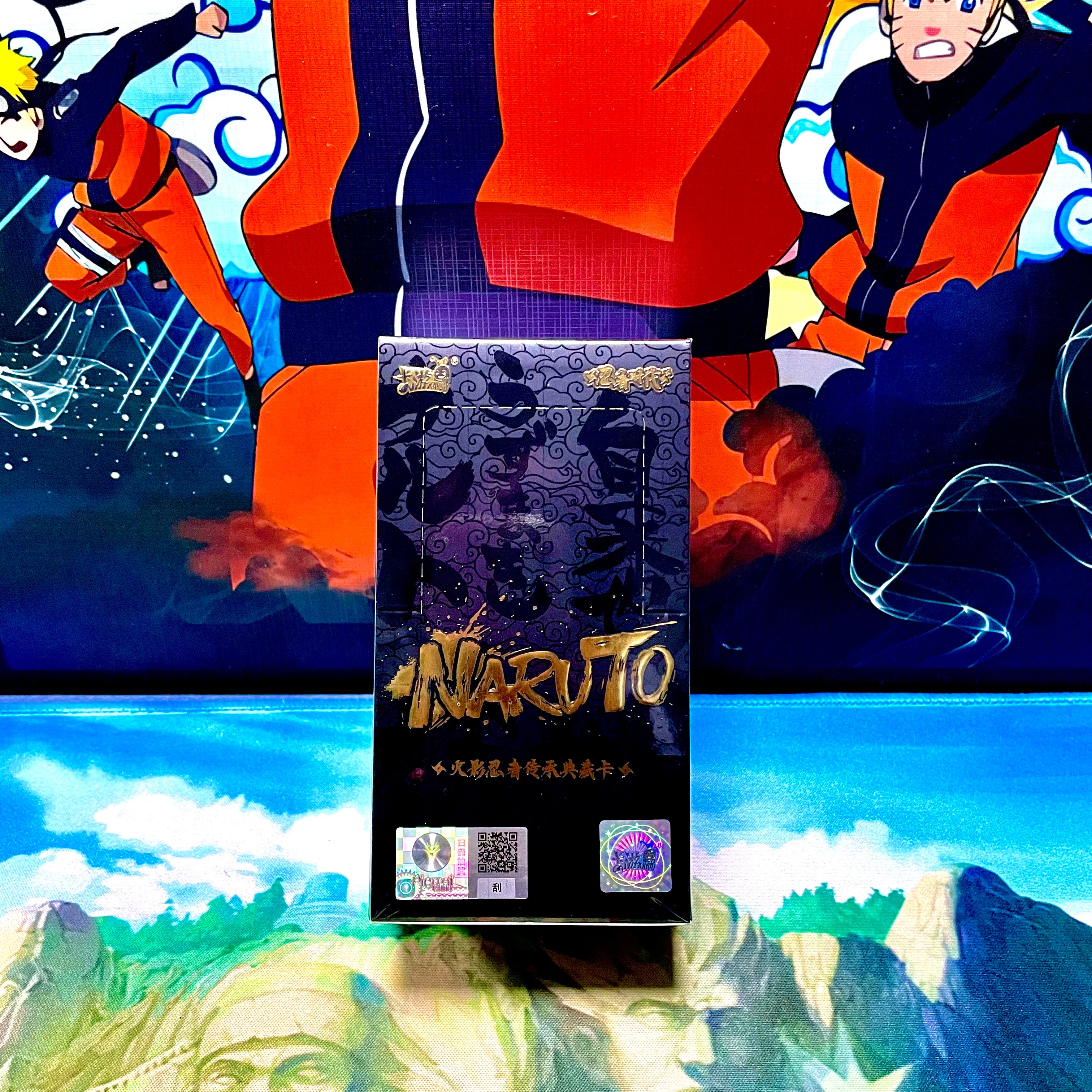 Naruto Kayou booster deals box W/Graded card/stand