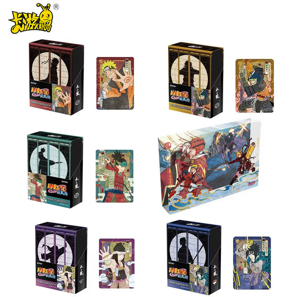 Kayou Naruto Heritage Collection Trading Card Box - 10 Packs, 50 Cards, Chinese Language
