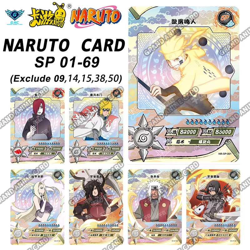 Set - Kayou Naruto Card Full Series BP/NR/CR/MR/GP/SP/OR/UR/SSR/TGR/TR...All Set