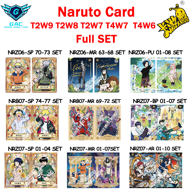 Set - Kayou Naruto Card W9T2 Full Series BP/AR/CR/MR/UR/SSR/SR/R...All Set