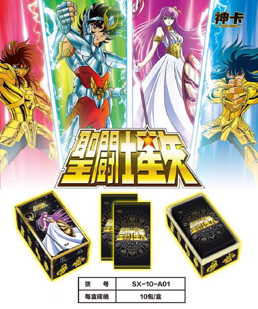 the card of god anime booster box Display
