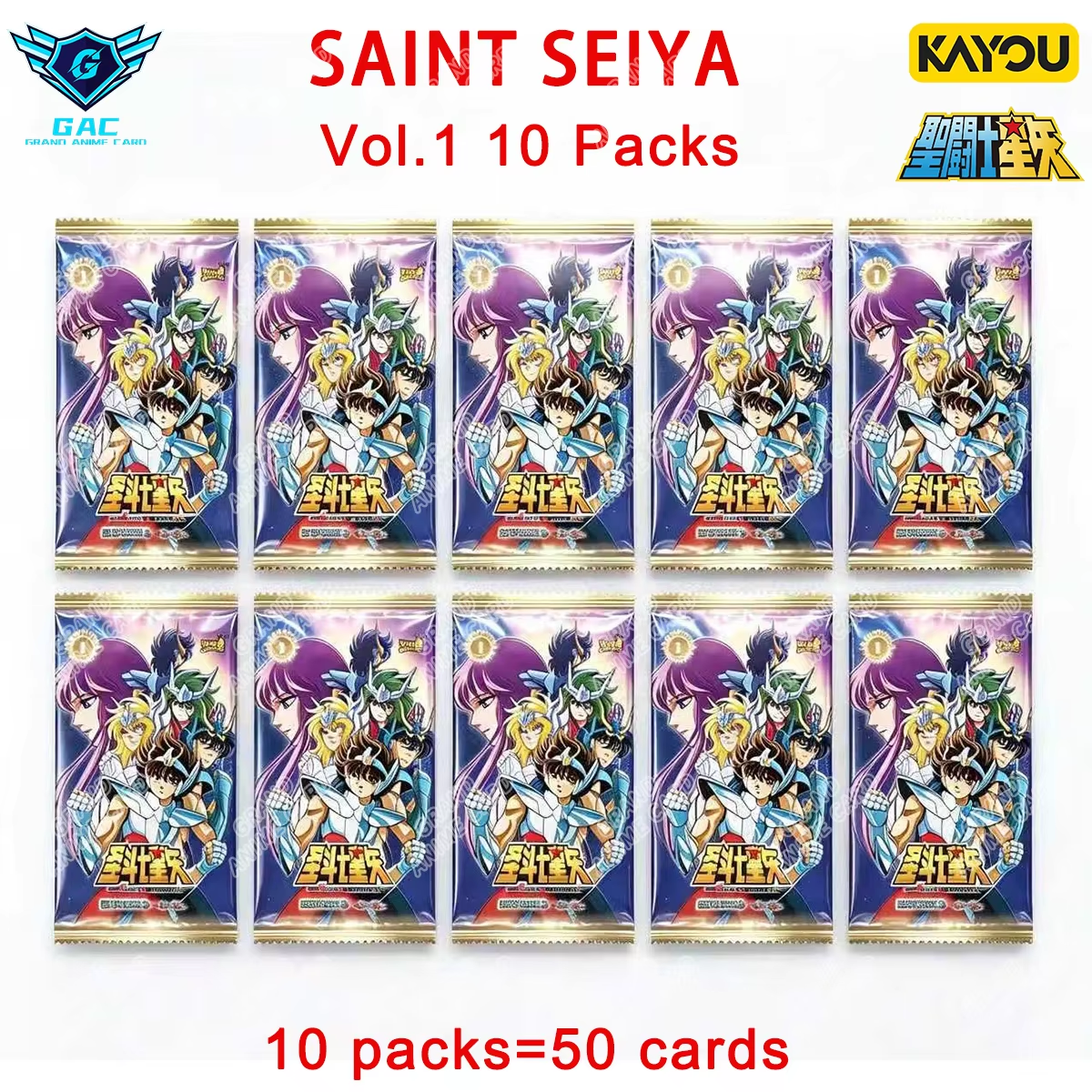 Kayou Saint Seiya Display Booster Box W1T4 W2T4 W3T4