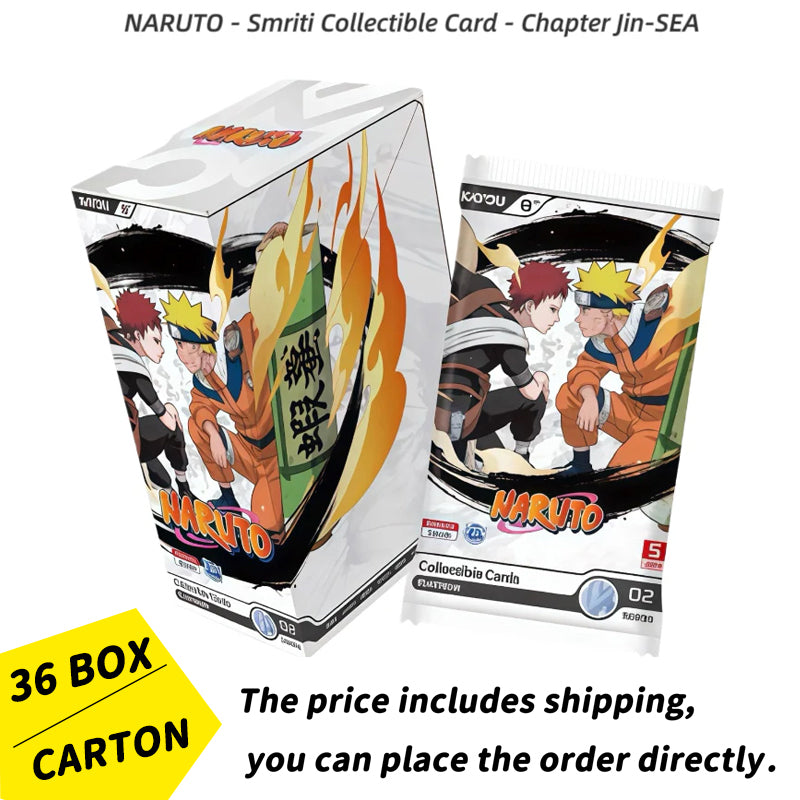 naruto approaching wind booster box Naruto Original Seal Master Case