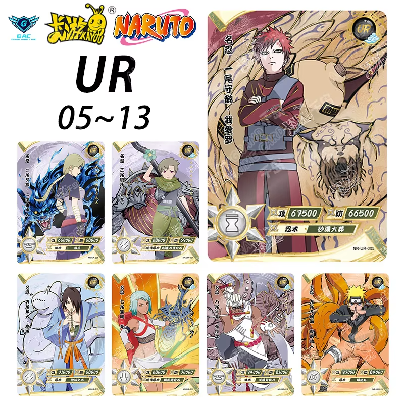 Set - Kayou Naruto Card Full Series BP/NR/CR/MR/GP/SP/OR/UR/SSR/TGR/TR...All Set