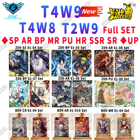 Set - Kayou Naruto Card W6T4 W7T2 W7T4 W8T2 W8T4 W9T2 W9T4 Full Series BP/AR/CR/MR/UR/SSR/SR/R...All Set