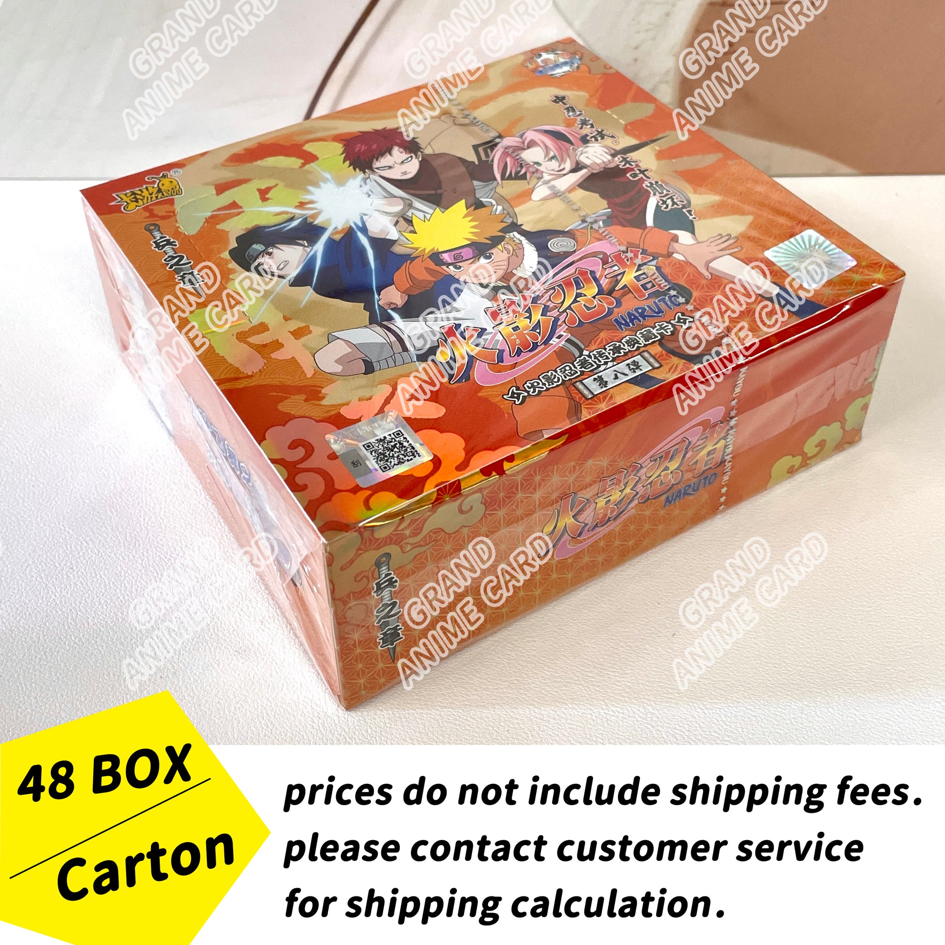 naruto ccg booster box Naruto Original Seal Master Case