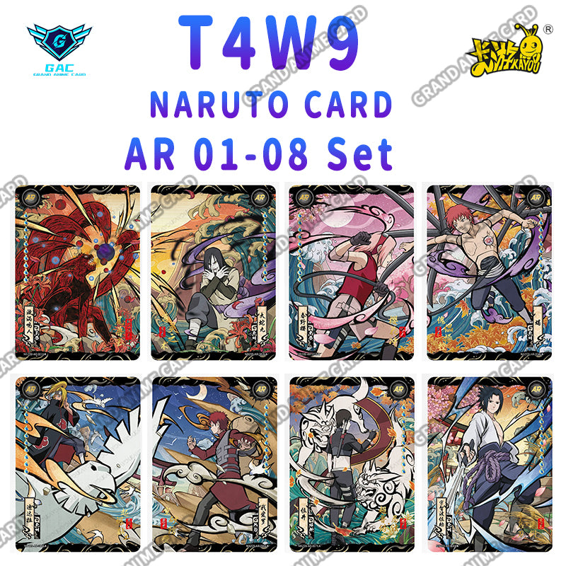 Set - Kayou Naruto Card W6T4 W7T2 W7T4 W8T2 W8T4 W9T2 W9T4 Full Series BP/AR/CR/MR/UR/SSR/SR/R...All Set