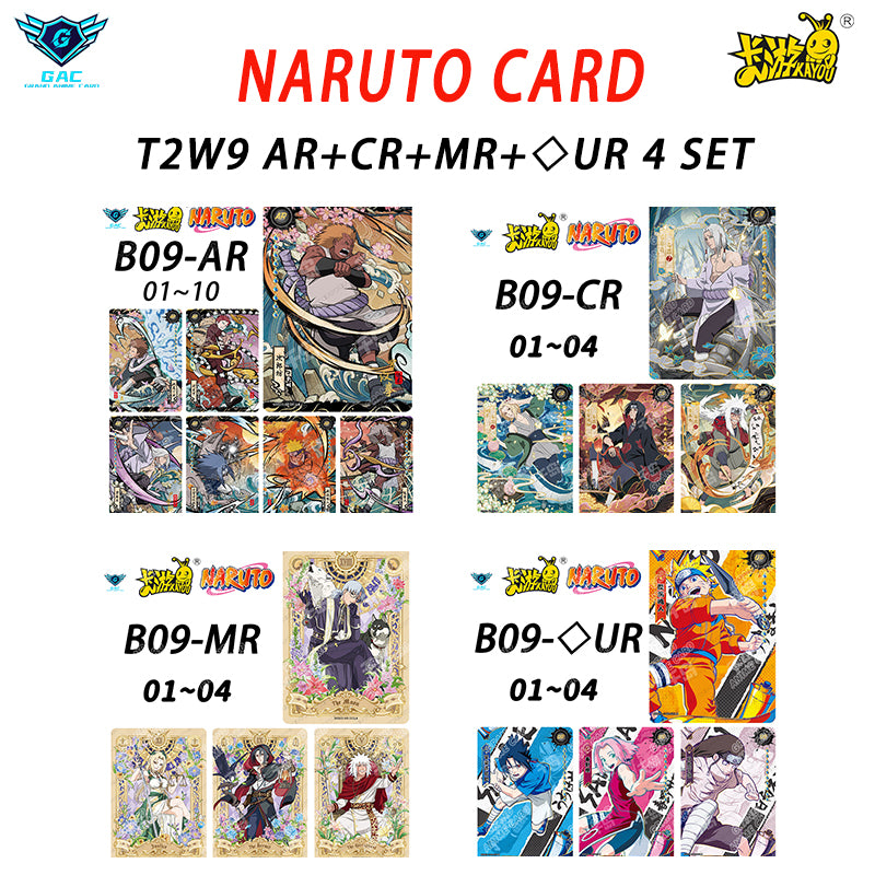 Set - Kayou Naruto Card W9T2 Full Series BP/AR/CR/MR/UR/SSR/SR/R...All Set
