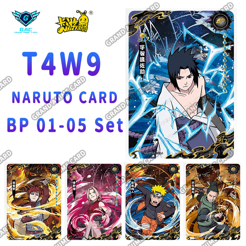 Set - Kayou Naruto Card W6T4 W7T2 W7T4 W8T2 W8T4 W9T2 W9T4 Full Series BP/AR/CR/MR/UR/SSR/SR/R...All Set