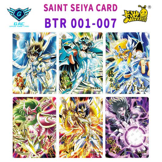 BTR - Kayou Saint Seiya Card BTR Serial BTR 001-007 Limited Edition