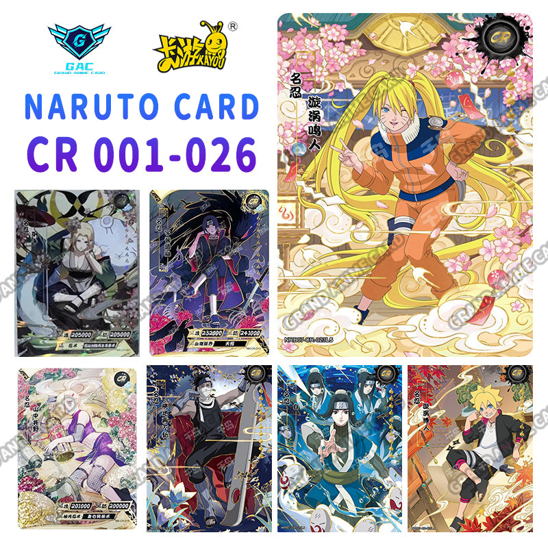 CR - Kayou Naruto Card Non-Grade CR Series CR001-CR026