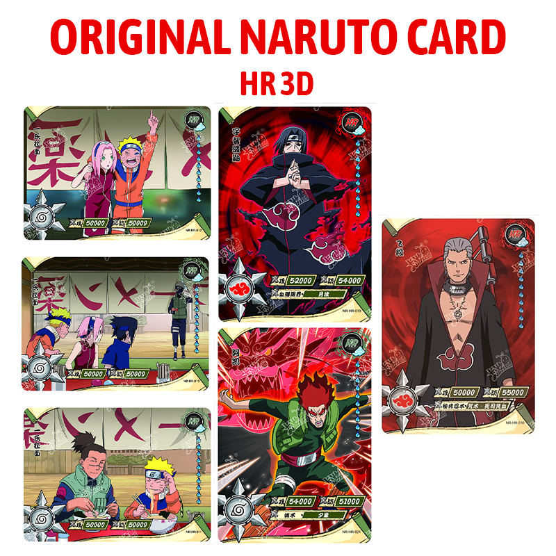 KAyou Naruto Cartão Conjunto Completo Raro SV BP SE GP CP SP CR MR