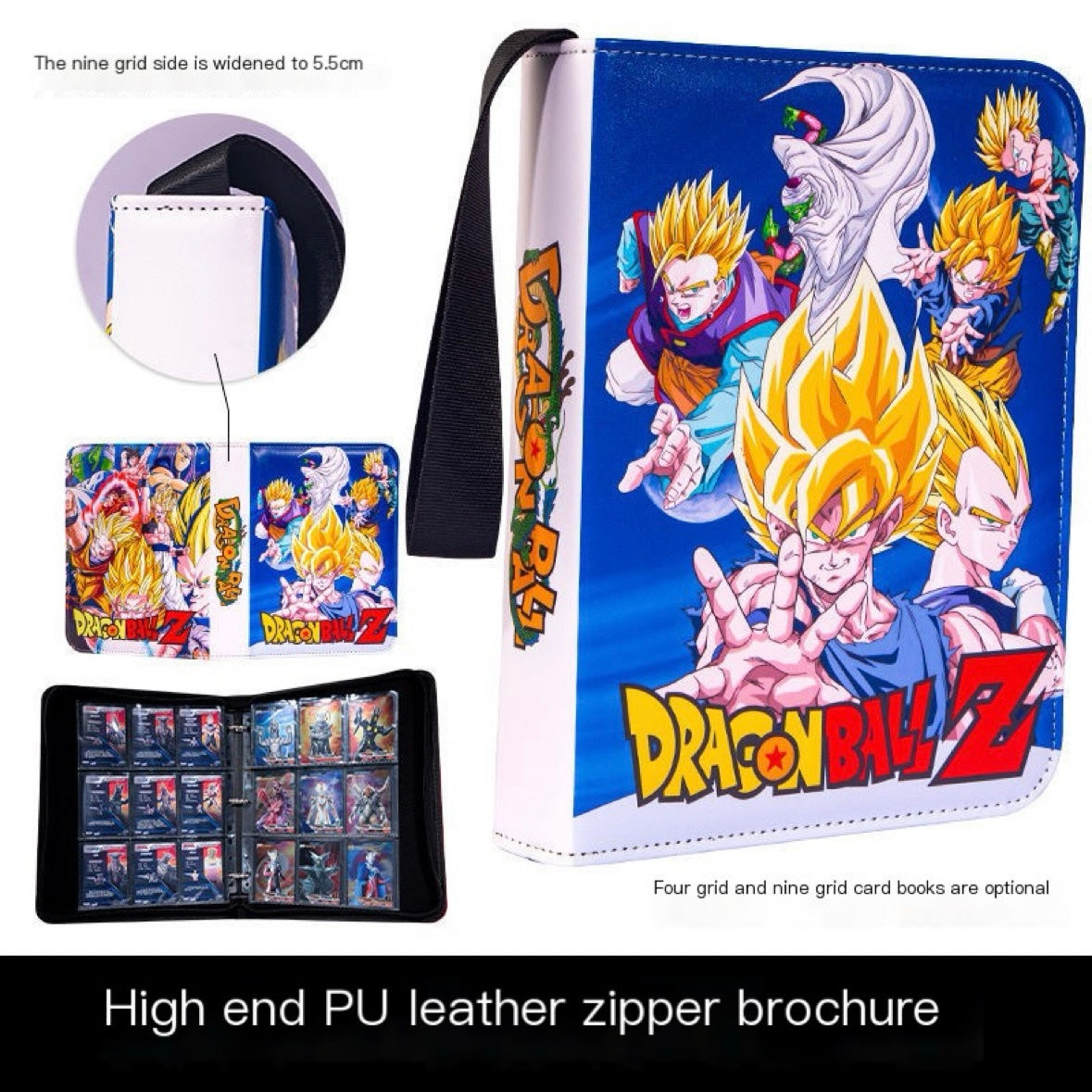 dragon ball z card binder Super Heroes Official 9 Pocket Set Cell Edition Set contents Binder-Dragong Ball Card Book Binder