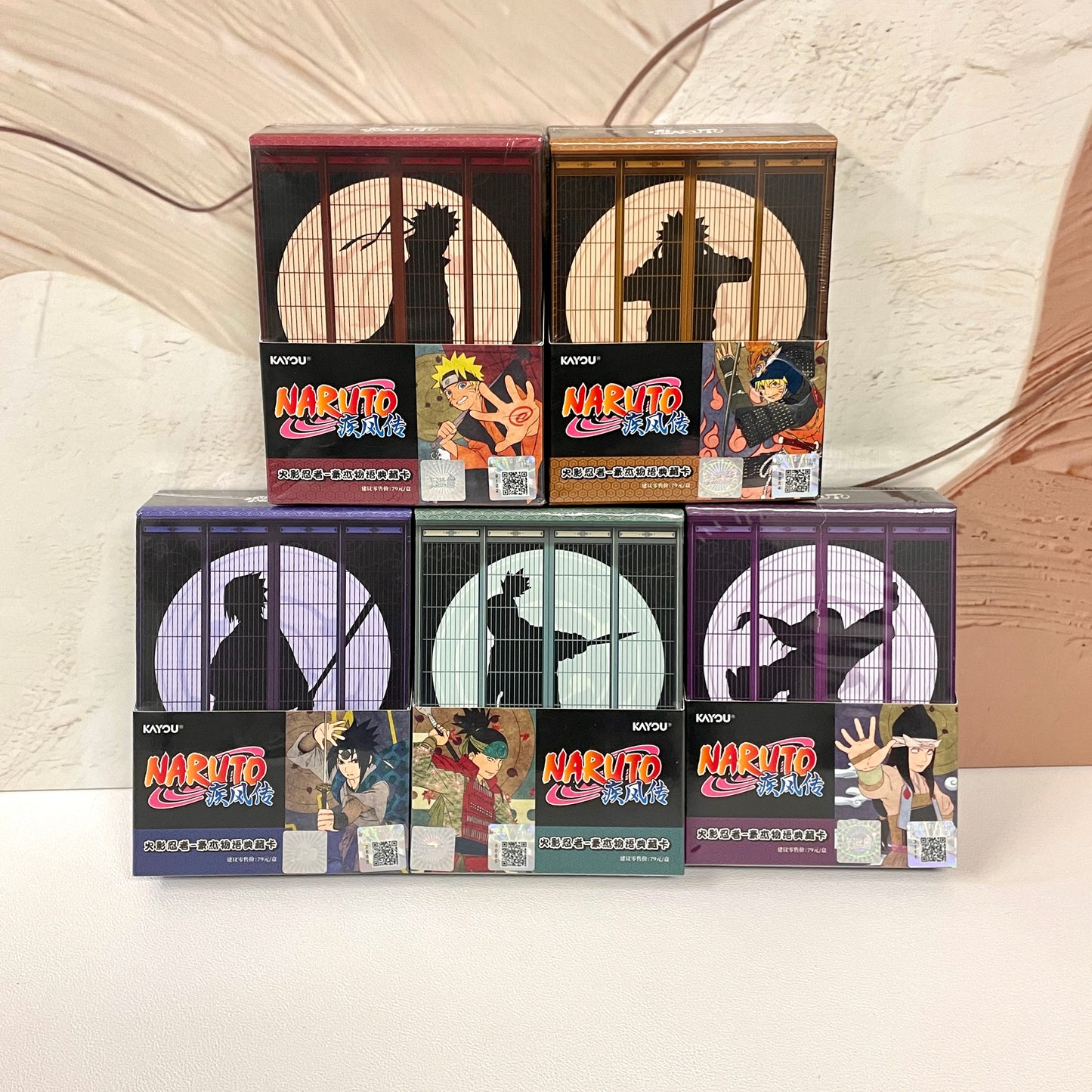 Display-Kayou Naruto Card Original Gift Box Serial