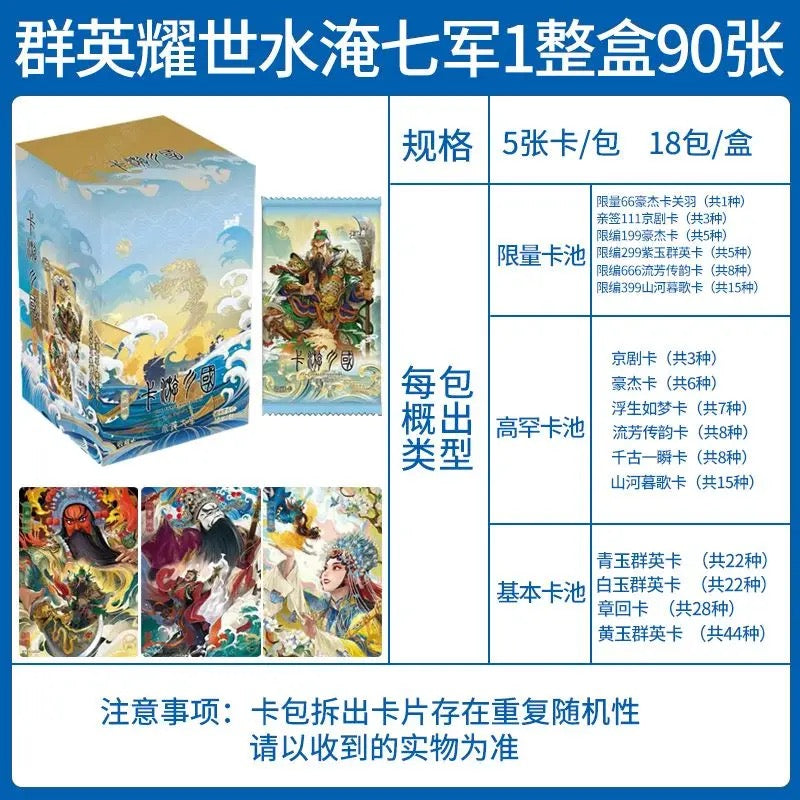 Display - Kayou THE THREE KINGDOM Booster Box Card Binder Figure