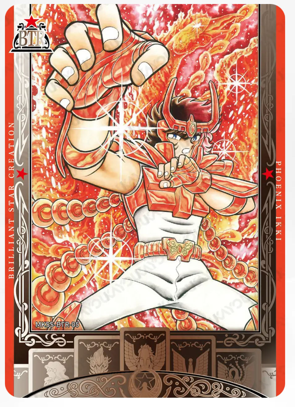 BTR - Kayou Saint Seiya Card BTR Serial BTR 001-014 Limited Edition