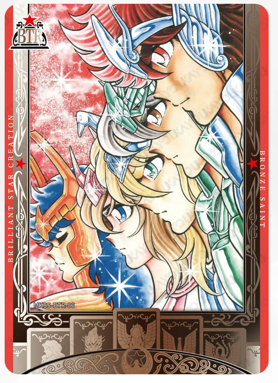 BTR - Kayou Saint Seiya Card BTR Serial BTR 001-014 Limited Edition