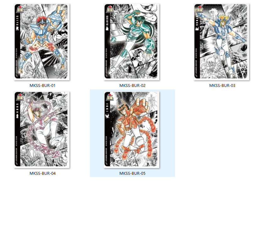 Set - Saint Seiya SA/LR🌟/LSR🌟/BTR/SGR/BUR/BP/UR/PR/AR/SSR/SR/R/MR/UTR/BMR/SR🌟/R🌟/MR/ HE/Card  Full Set