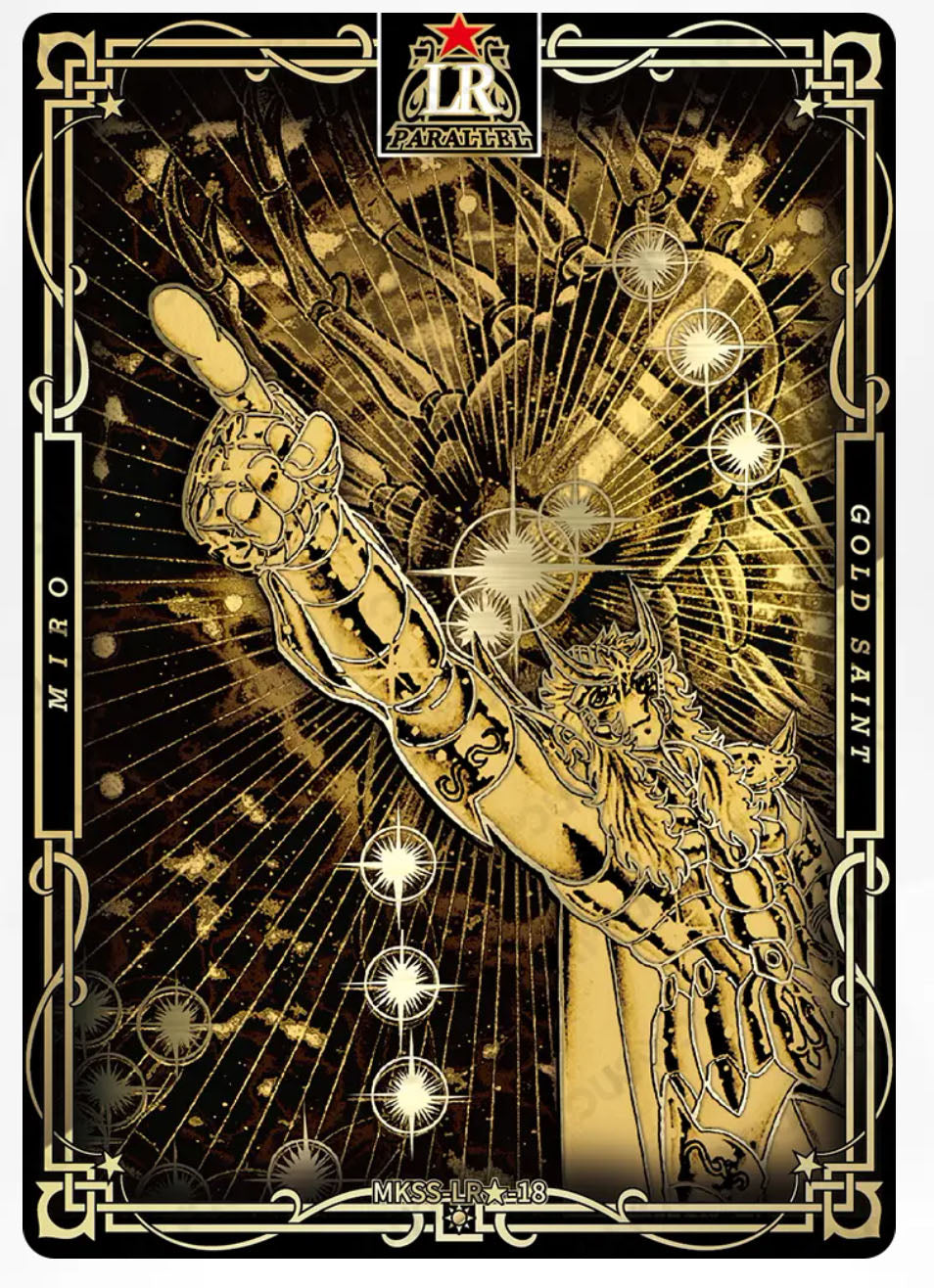 LR🌟 - Kayou Saint Seiya Manga Edition Collectible Card Star Pack LR🌟 Serial 01-24 Limited Edition