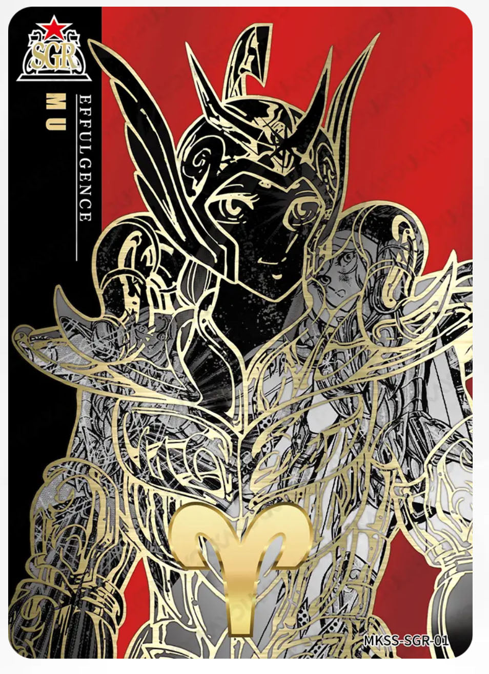 SGR - Kayou Saint Seiya Manga Edition Collectible Card Star Pack SGR Serial 01-12 Limited Edition