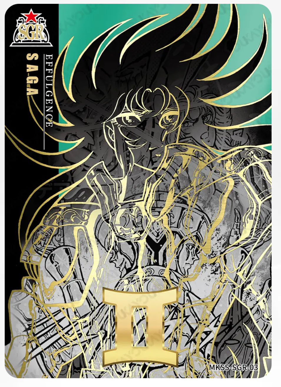 SGR - Kayou Saint Seiya Manga Edition Collectible Card Star Pack SGR Serial 01-12 Limited Edition