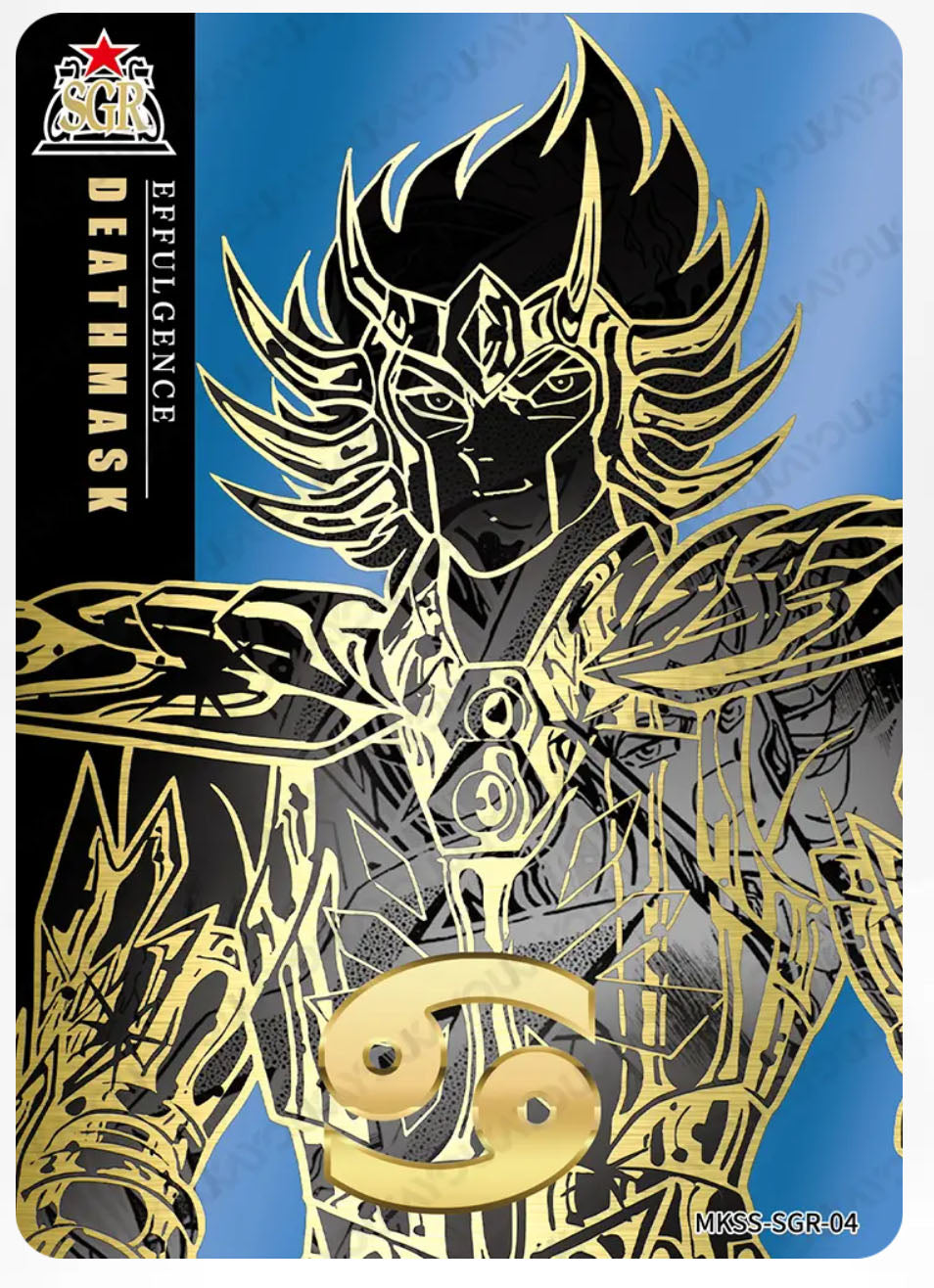 SGR - Kayou Saint Seiya Manga Edition Collectible Card Star Pack SGR Serial 01-12 Limited Edition