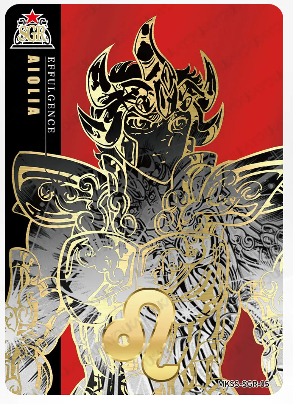 SGR - Kayou Saint Seiya Manga Edition Collectible Card Star Pack SGR Serial 01-12 Limited Edition
