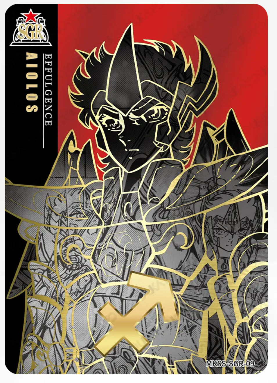 SGR - Kayou Saint Seiya Manga Edition Collectible Card Star Pack SGR Serial 01-12 Limited Edition