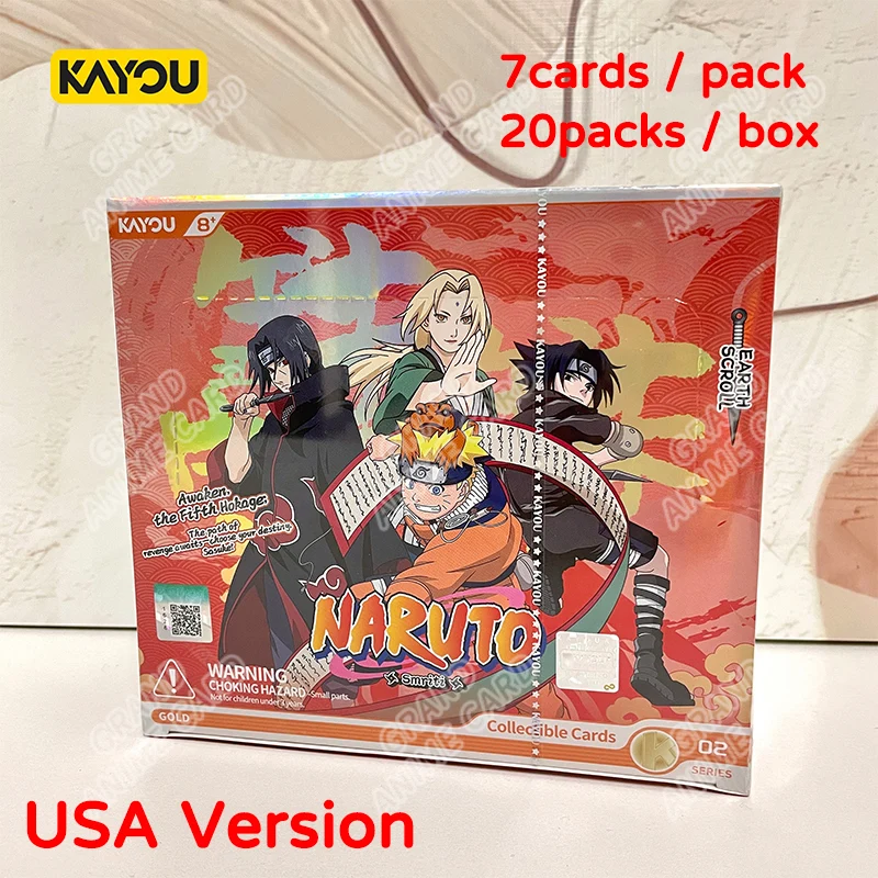 Display-Kayou Naruto Card English Version Original Box Serial