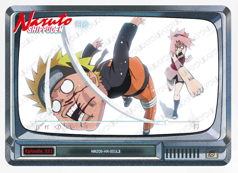 HR - Kayou Naruto Card W8T4  W9T4 HR Series 01~20 Single Card
