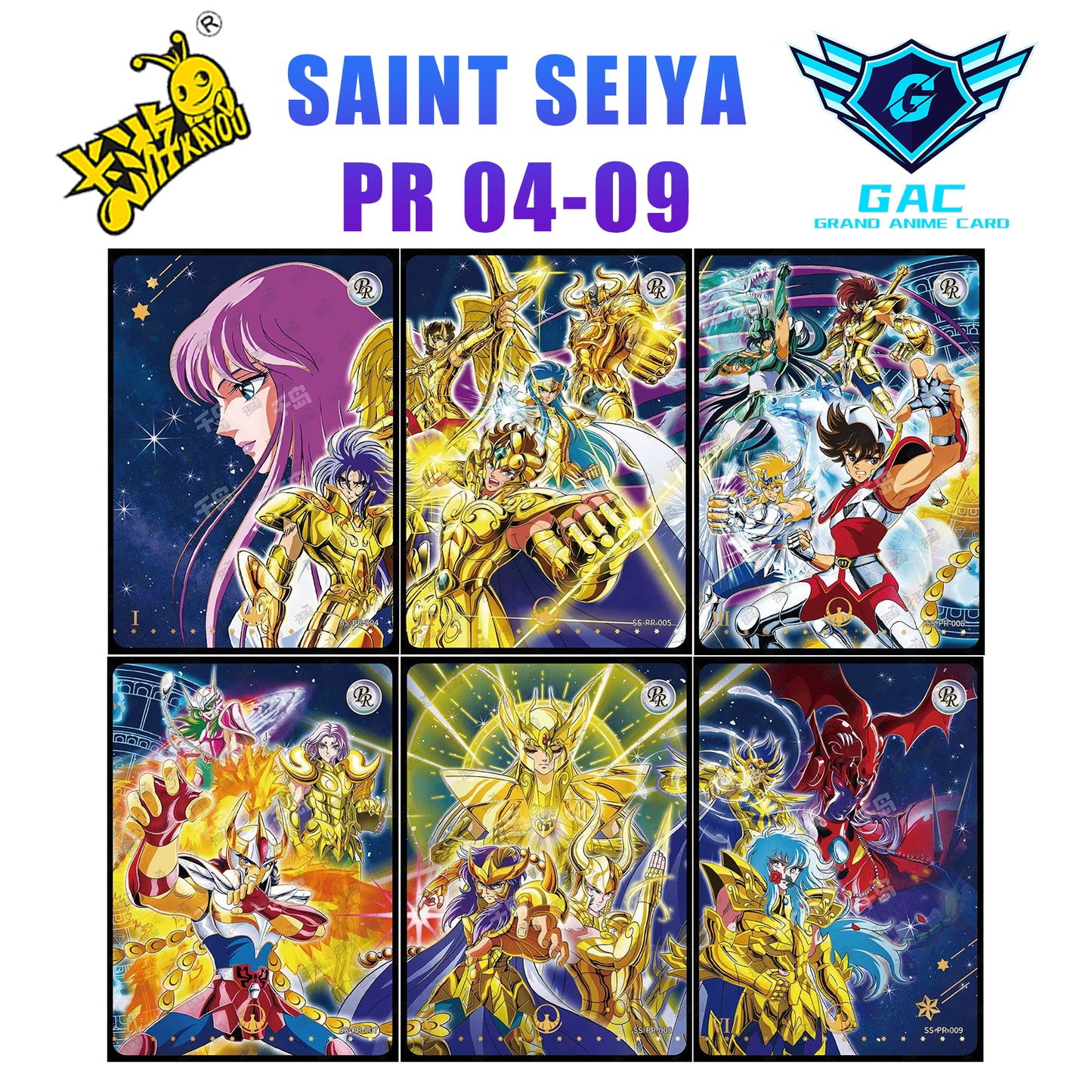 PR - Kayou Saint Seiya Card PR Series Set PR-001-016