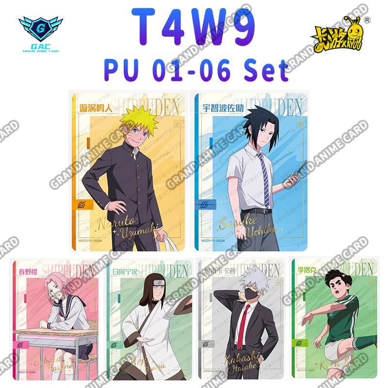 Set - Kayou Naruto Card W6T4 W7T2 W7T4 W8T2 W8T4 W9T2 W9T4 Full Series BP/AR/CR/MR/UR/SSR/SR/R...All Set