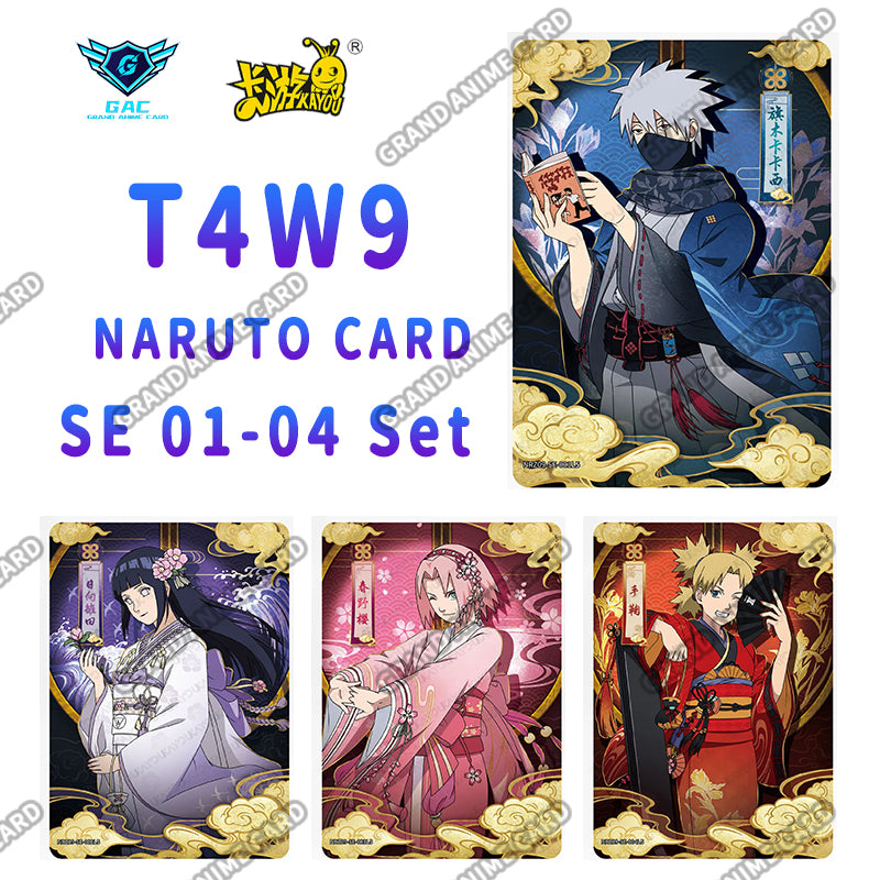Set - Kayou Naruto Card W6T4 W7T2 W7T4 W8T2 W8T4 W9T2 W9T4 Full Series BP/AR/CR/MR/UR/SSR/SR/R...All Set