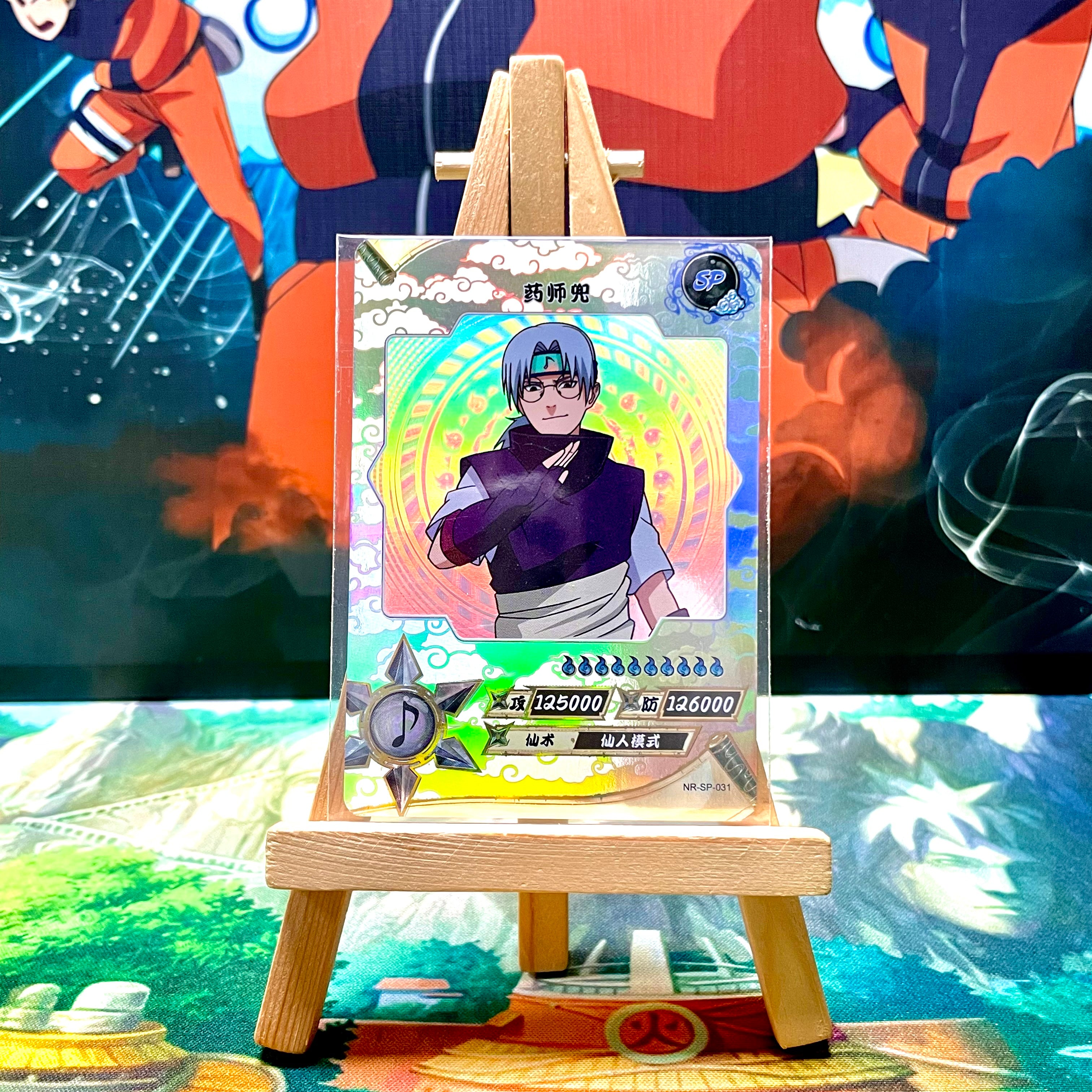 Naruto Kayou factory SP Jiraiya on Toad Graded Slab