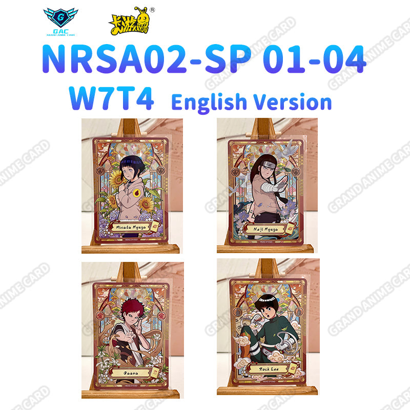 T4W7 English‑Version Kayou Naruto Single Card & Set