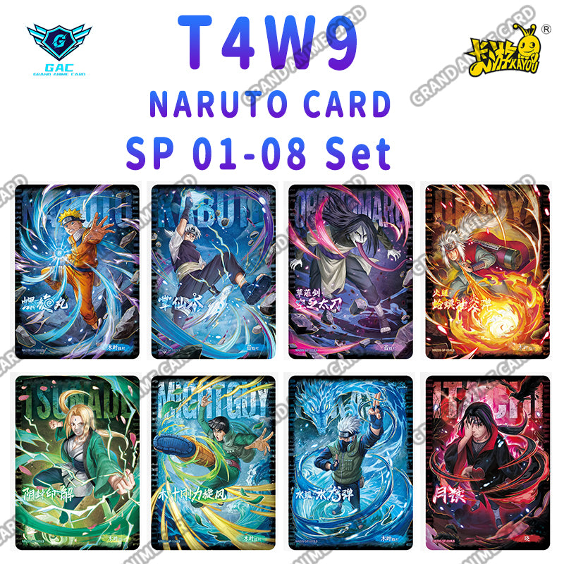 Set - Kayou Naruto Card W6T4 W7T2 W7T4 W8T2 W8T4 W9T2 W9T4 Full Series BP/AR/CR/MR/UR/SSR/SR/R...All Set