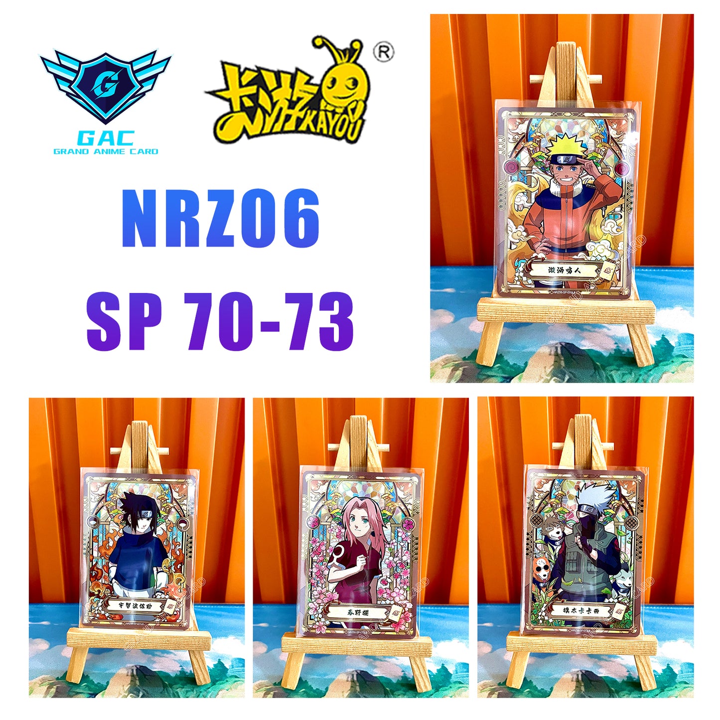 Set - Kayou Naruto Card Full Series BP/NR/CR/MR/GP/SP/OR/UR/SSR/TGR/TR...All Set